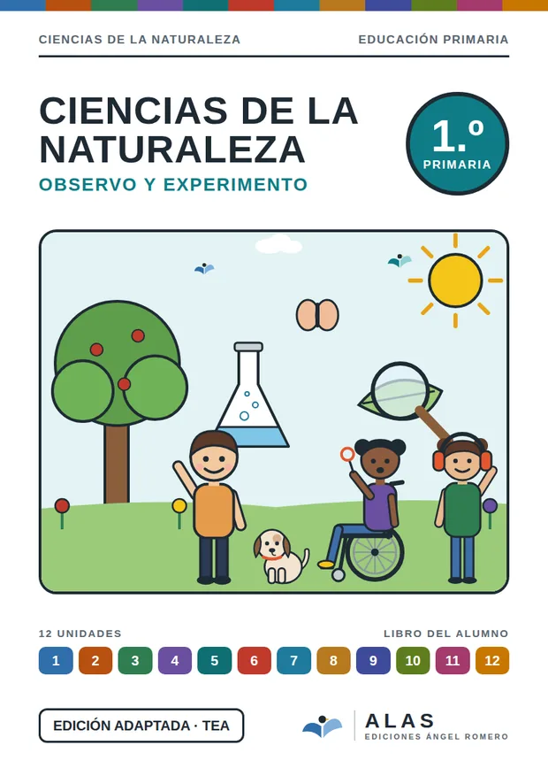 Portada de Ciencias de la Naturaleza 1.º, Colección Alas