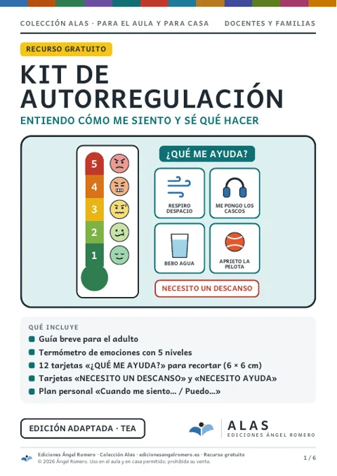 Portada del recurso «Kit de autorregulación»