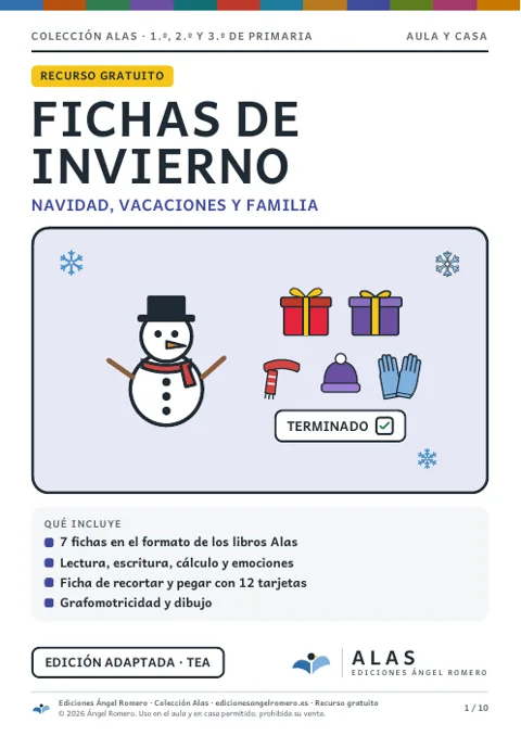 Portada del recurso «Fichas de invierno»